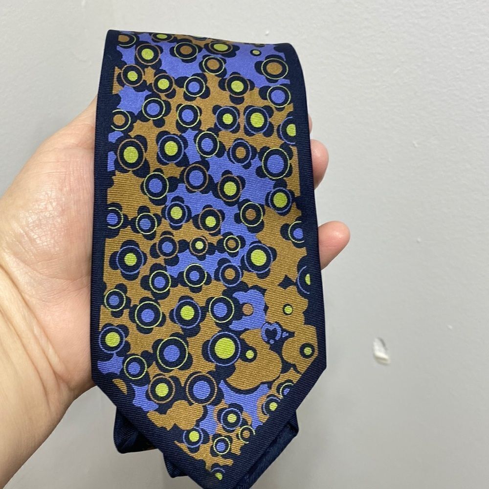 Vintage Mila Schon Silk Floral Tie